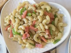 火腿炒通心粉-小白桦西餐厅