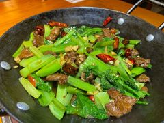 青菜炒牛肉-厨道重庆菜馆(鸳鸯店)