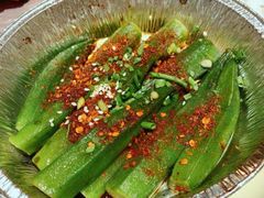 烤秋葵-巴厘龙虾·榜首油焖大虾(音乐学院·沿江酒馆店)