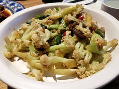 干锅有机花菜-胖老汉椒麻鸡清真新疆菜(西御街店)
