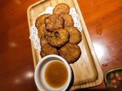香煎墨鱼饼-金穗园·砂锅粥.醉鸡煲火锅(长寿路店)