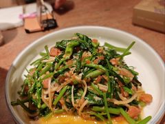 酸笋炒空心菜-浩海火燒雲傣家菜(芮欧百货店)