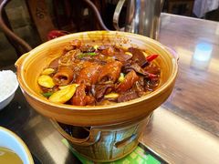 金针肥肠煲猪血-堂宴·老厦门私房菜(1988仙岳总店)