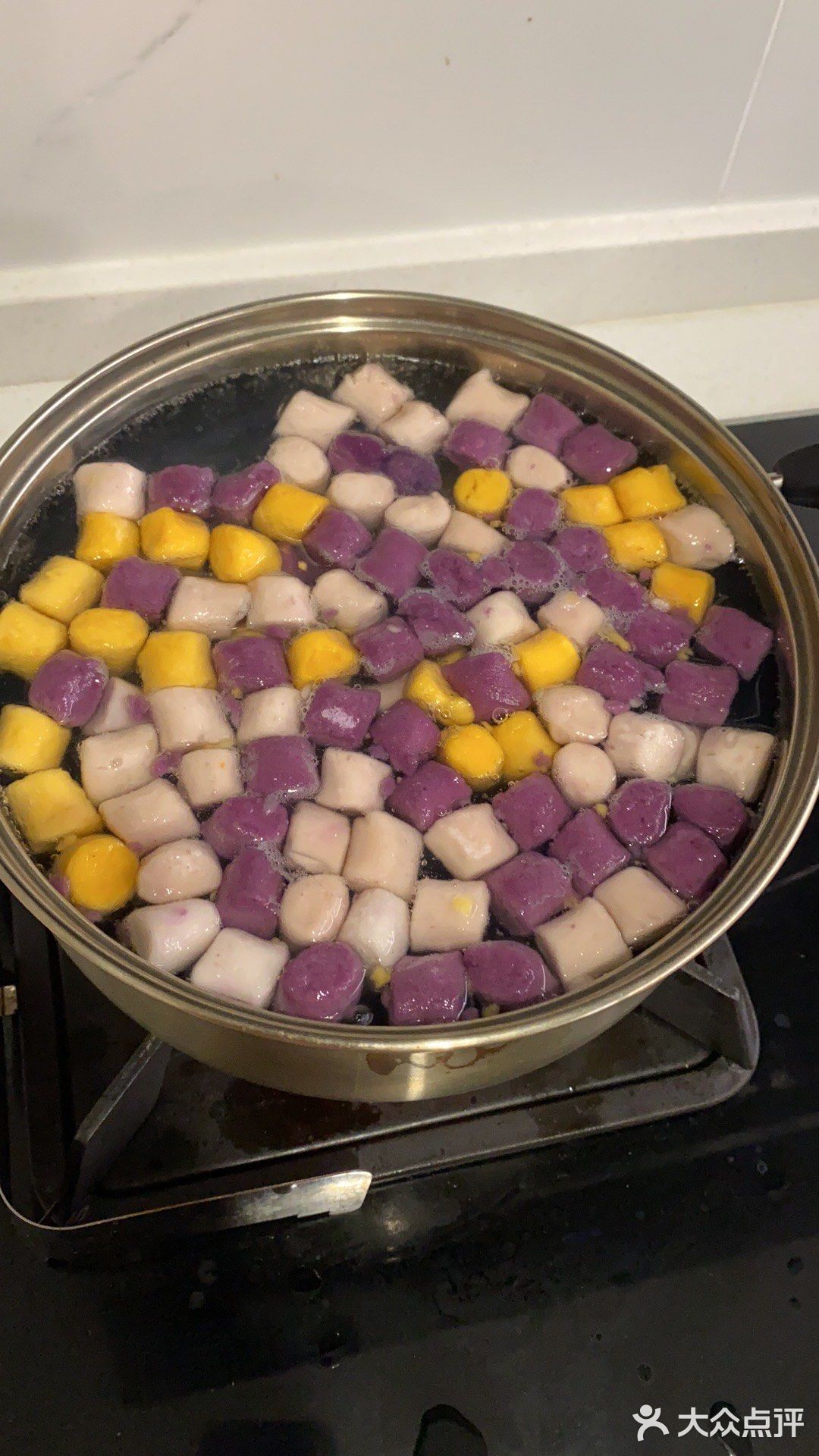 简单的不要再简单的自制甜品🍮芋圆西米露