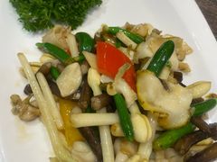 花生苗炒海螺片-周锦记广式餐厅(格林生活坊2期店)