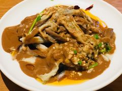 麻酱茄子-陈阿婆鱼头泡饼·京味菜(复兴路店)
