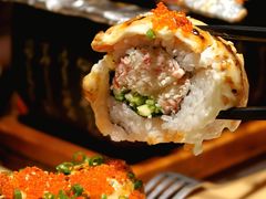 焗烤芝士三文鱼卷-越光米贩精致料理餐厅(金鹰店)