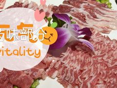 手切鲜肉拼盘-京门老爆三·铜锅涮肉 爆肚(望京店)