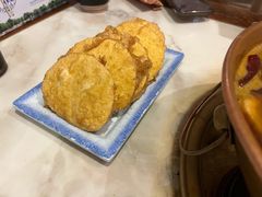 馒头片裹蛋液-宣武小院涮肉(前门店)