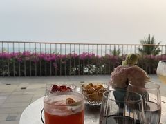 -日落吧·海景咖啡厅·餐酒吧·鸡尾酒·下午茶·乐队表演·浪漫夕阳·三亚文华东方酒店
