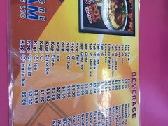 菜单-新加坡Zam Zam餐馆