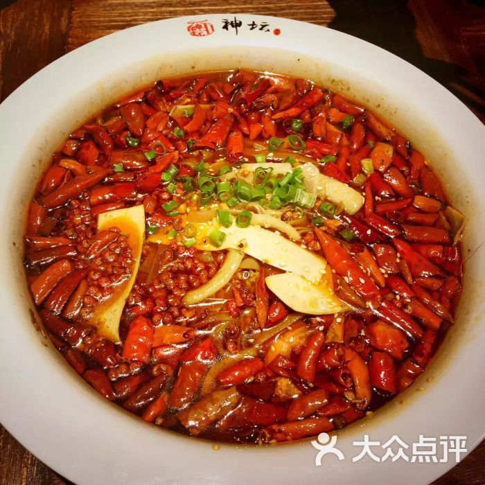 神坛粤味溜达鸡火锅毛血旺图片 - 第1152张