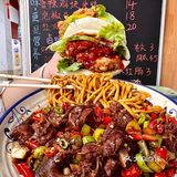 不用去徐州！济南经三路附近辣子鸡拌面！！