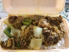 咖喱牛腩饭-桃苑烧腊饭店
