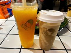 热糖烤栗子糯糯茶-喜茶(杭州滨江宝龙店)