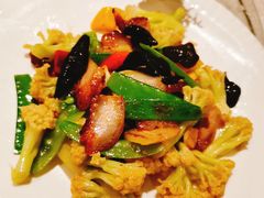 菜花兰豆炒叉烧-香云轩·顺德菜(香云纱园林酒店店)