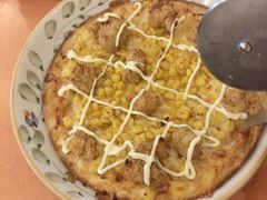 玉米鸡米花披萨-萨莉亚意式餐厅(河东万达店)