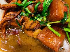 活八爪鱼炖红烧肉-赶海部落海鲜城(海阳路店)