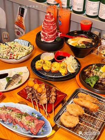 首家同款烧鸟屋台村，氛围感十足