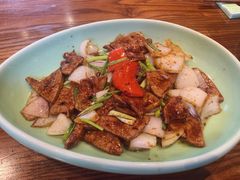 京葱爆猪肝-虎哥私房菜(馒头山店)