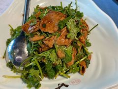 香菜拌腰花-洪福龙虾