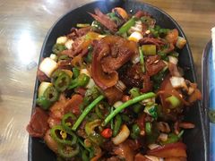特色辣椒肉-辣椒炒肉(华城购物广场（四楼）店)