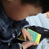 妈妈，鳄鱼很可爱哦！
