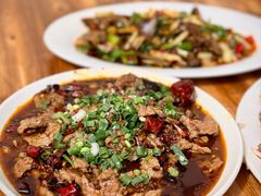 水煮牛肉片-九九牛肉馆(南山路店)