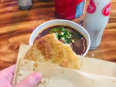 葱油煎饼-王记生烫牛杂面馆(兰陵路店)