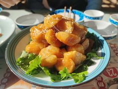 拔丝白薯-巴依老爷新疆美食(马驹桥店)