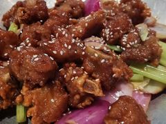 蒜香蜜汁排骨-绿茶餐厅(成都大悦城店)