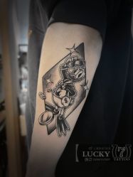 -幸运7纹身刺青Lucky7tattoo