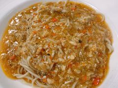 黄鱼蟹黄拌面-明呈黄鱼面馆(斜土路店)