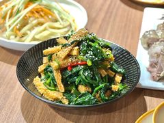 菠菜拌面筋-贯贯吉·清真餐厅(浙江中路店)