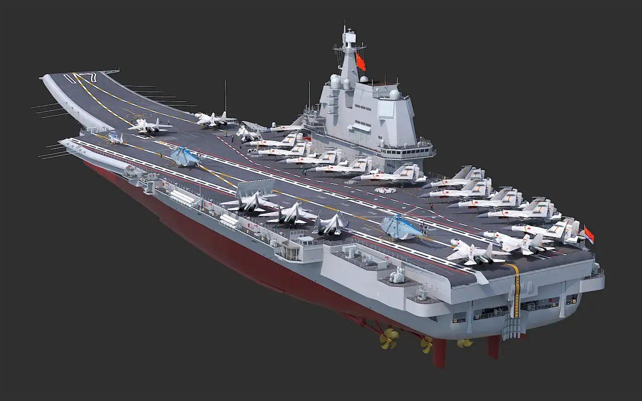 山东舰全新甲板!国之重器,海军加油!