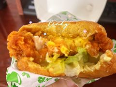 柠香蛋沙拉脆皮鸡腿堡-德克士(翠湖二路吾悦广场店)