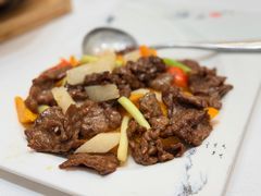 香芒爆牛肉-富黎华海鲜大酒楼(正大广场店)