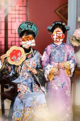 -后宫·古装汉服京剧儿童亲子全家福摄影