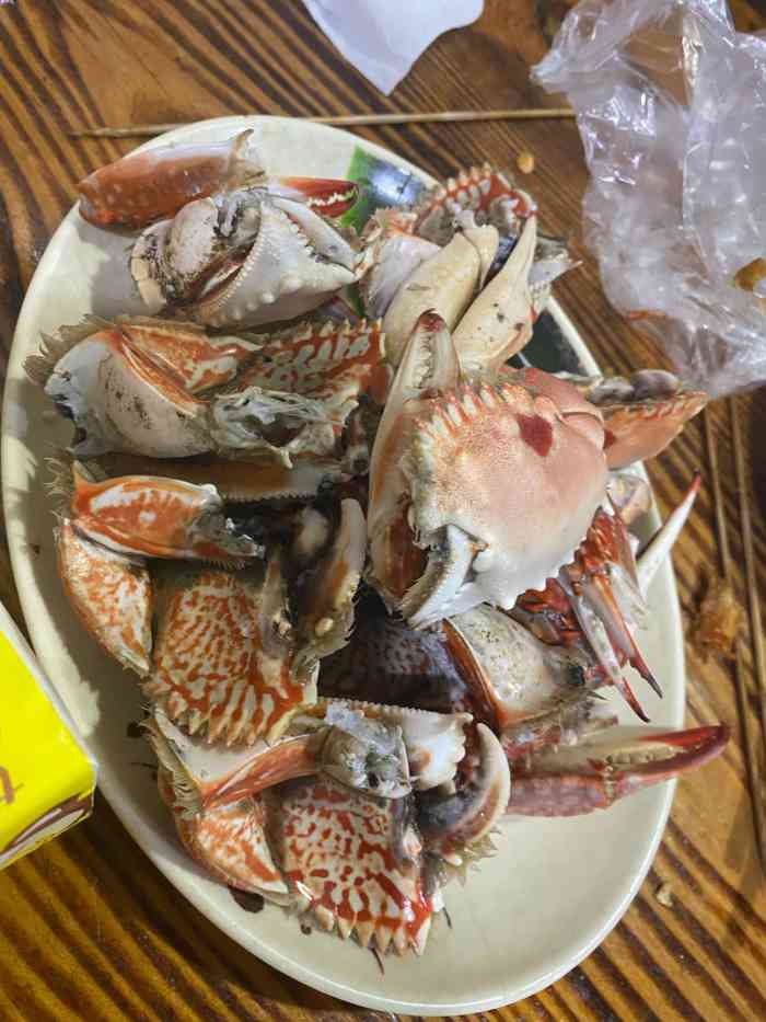 老伯蟹脚店-"几年前来吃过,那时候听说就是网红店,这段.