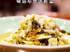 雪菜冬笋炒目鱼-虎哥私房菜(馒头山店)