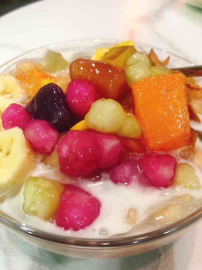 胡熙施越式水果捞-"(老顾客)有段时间没有来吃了,这是我吃得.