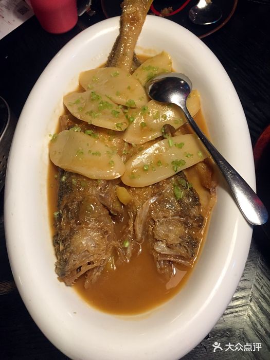 uncle5(淮海路店)-野生黄鱼烧年糕-菜-野生黄鱼烧年糕图片-上海美食