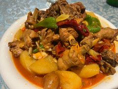 新疆大盘鸡-巴扎美食·新疆菜·西域歌舞表演餐厅(新疆大厦店)