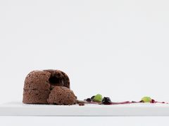 巧克力熔岩蛋糕-Bracket Coffee(银河SOHO店)