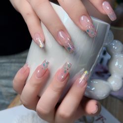 点击看大图 -漂亮新中式美甲美睫