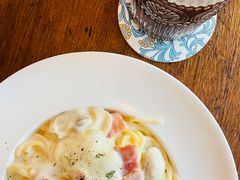 蘑菇培根白汁意粉-西关84·History·Art·Cafe