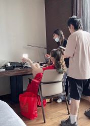 点击看大图 -荷玛高端新娘跟妆团队·彩妆培训