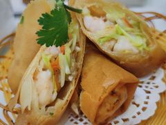 韭黄鲜虾炸春卷-君德澜酒家·创意粤菜(金山谷店)