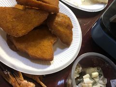 -老红桥炸灌肠牛肚锅烧烤(定福庄店)