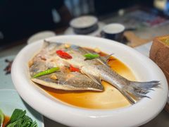 葱椒鲈鱼-绿茶餐厅(成都大悦城店)